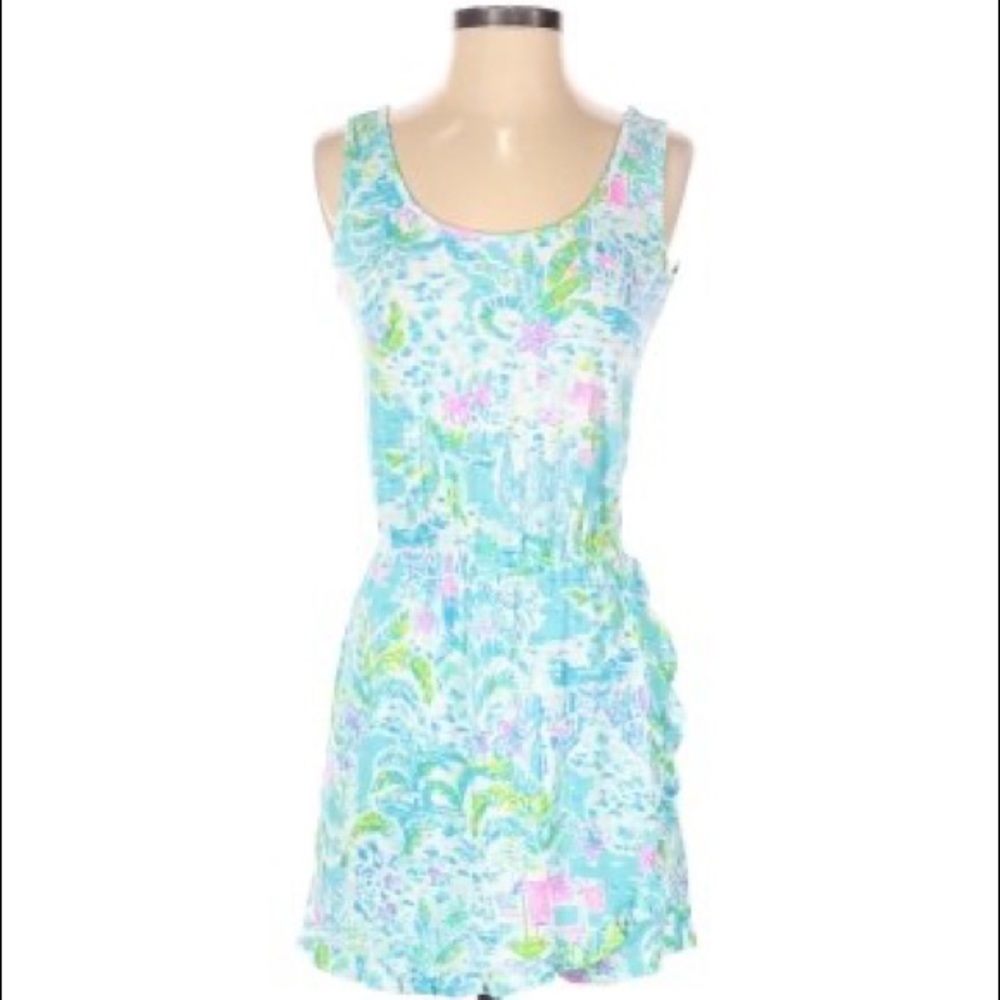 Lilly Pulitzer Romper with ruffle hem